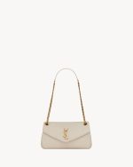 YSL CALYPSO Small in Plunged Lambskin